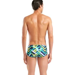 arena Performance Texture Low-Waist Zwemshort Heren - Navy Multi
