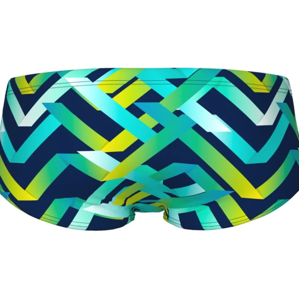 arena Performance Texture Low-Waist Zwemshort Heren - Navy Multi