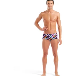 arena Performance Texture Low-Waist Zwemshort Heren - Black Multi