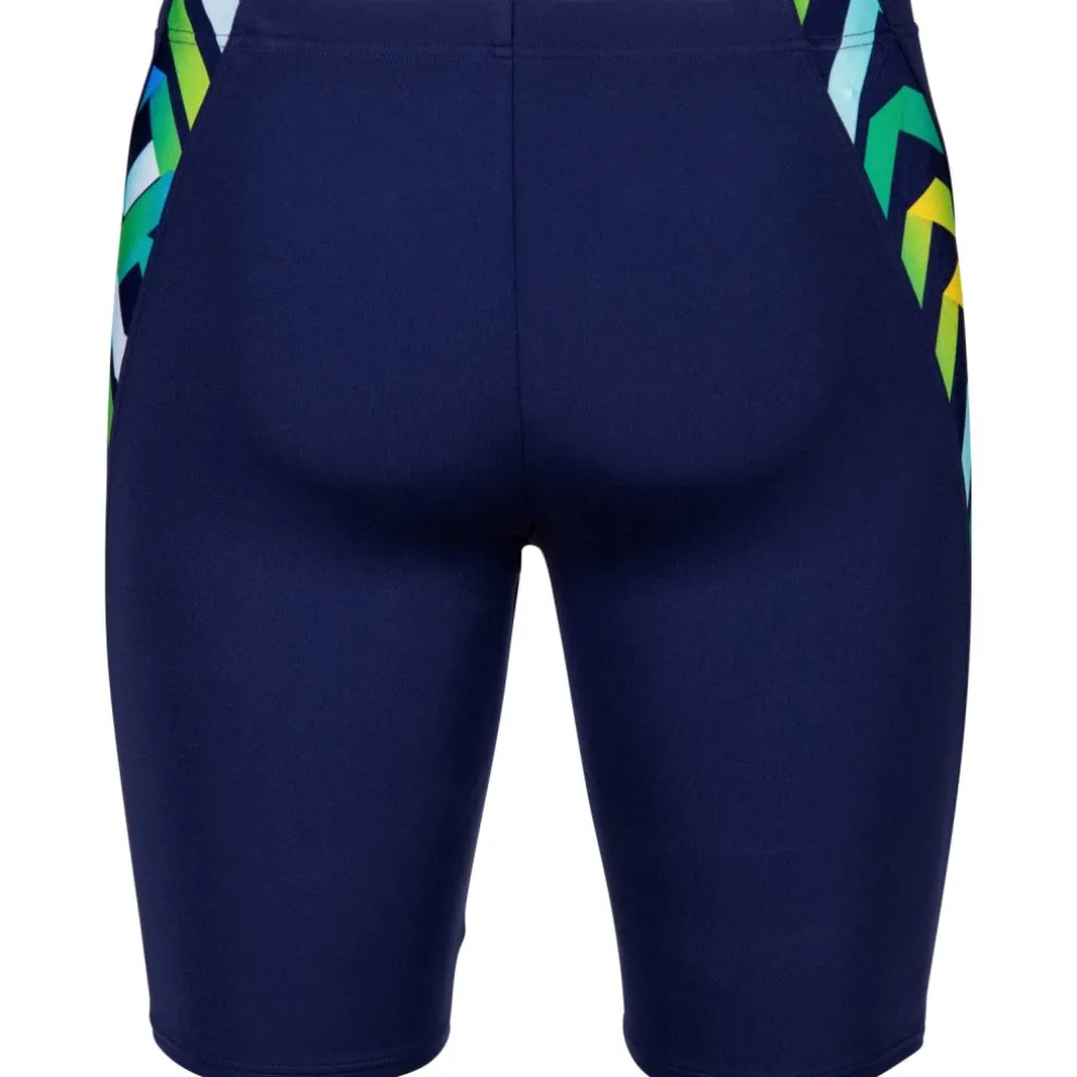arena Performance Texture Zwem Jammer Mannen - Navy/Navy Multi