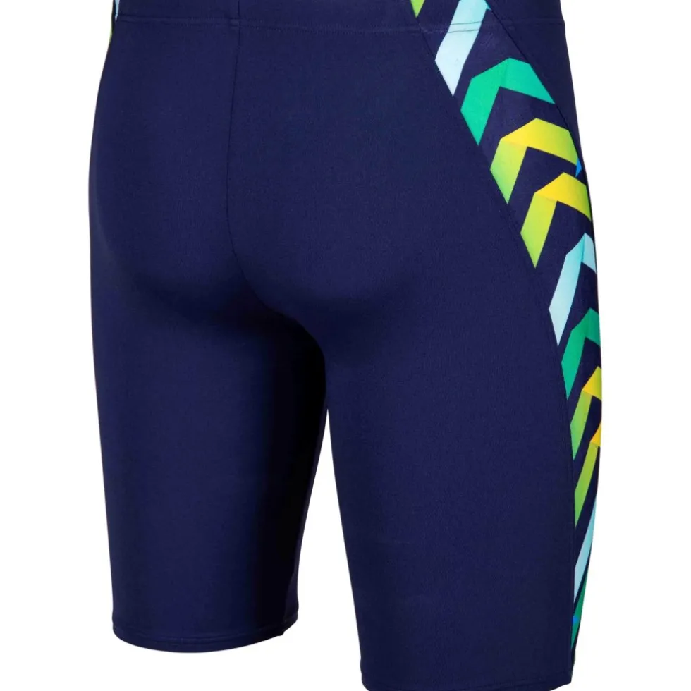 arena Performance Texture Zwem Jammer Mannen - Navy/Navy Multi