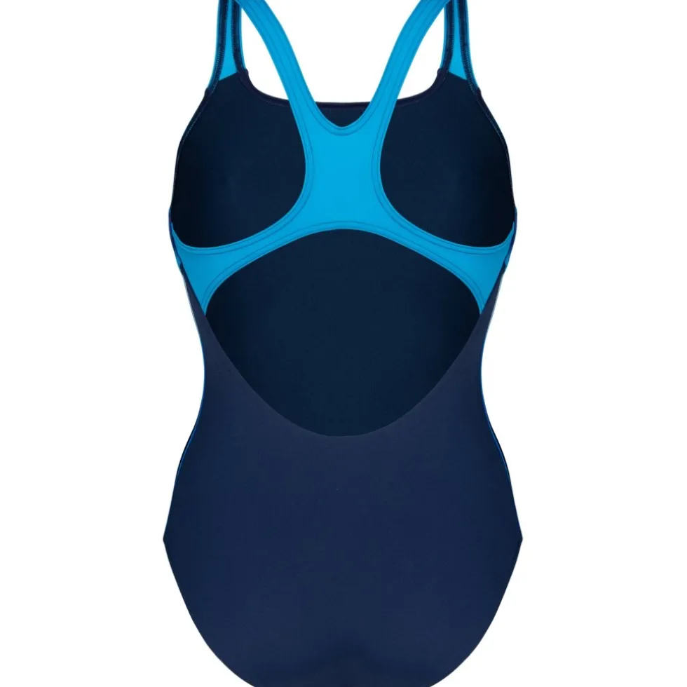 arena Performance Two Sides Swim Pro Back Badpak Dames - Navy Multi-Navy-Turquoise