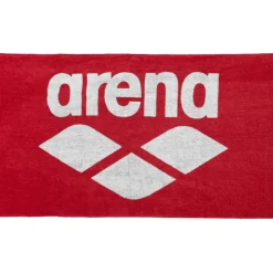 arena Pool Soft Katoenen Handdoek - red-white