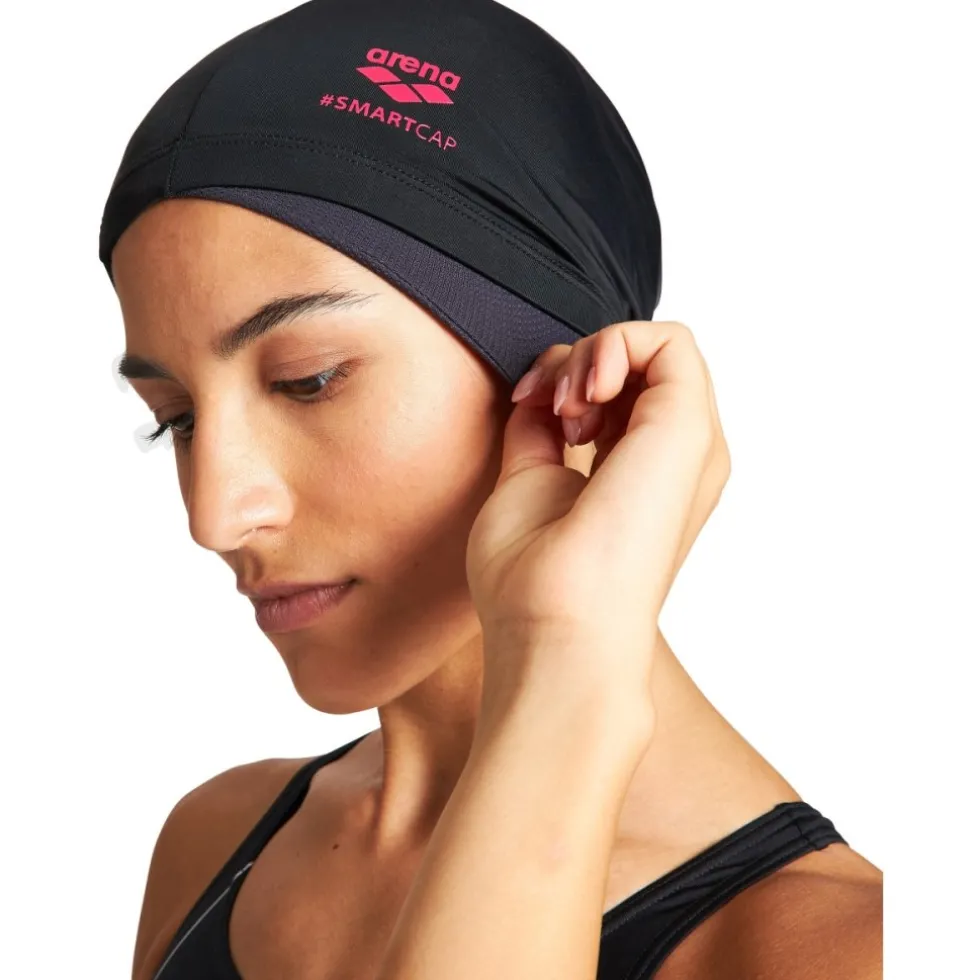 arena Smartcap Badmuts - Zwart