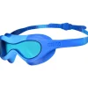 Zwembrillen|Zwembrillen < arena Spider Mask Kinderenzwemmasker - Lightblue/Blauw/Blauw