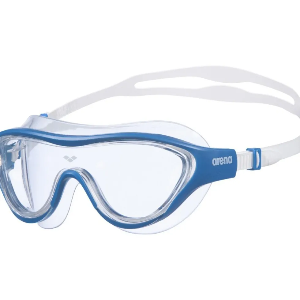 arena The One Mask Zwembril - Transparant/Blauw/Wit