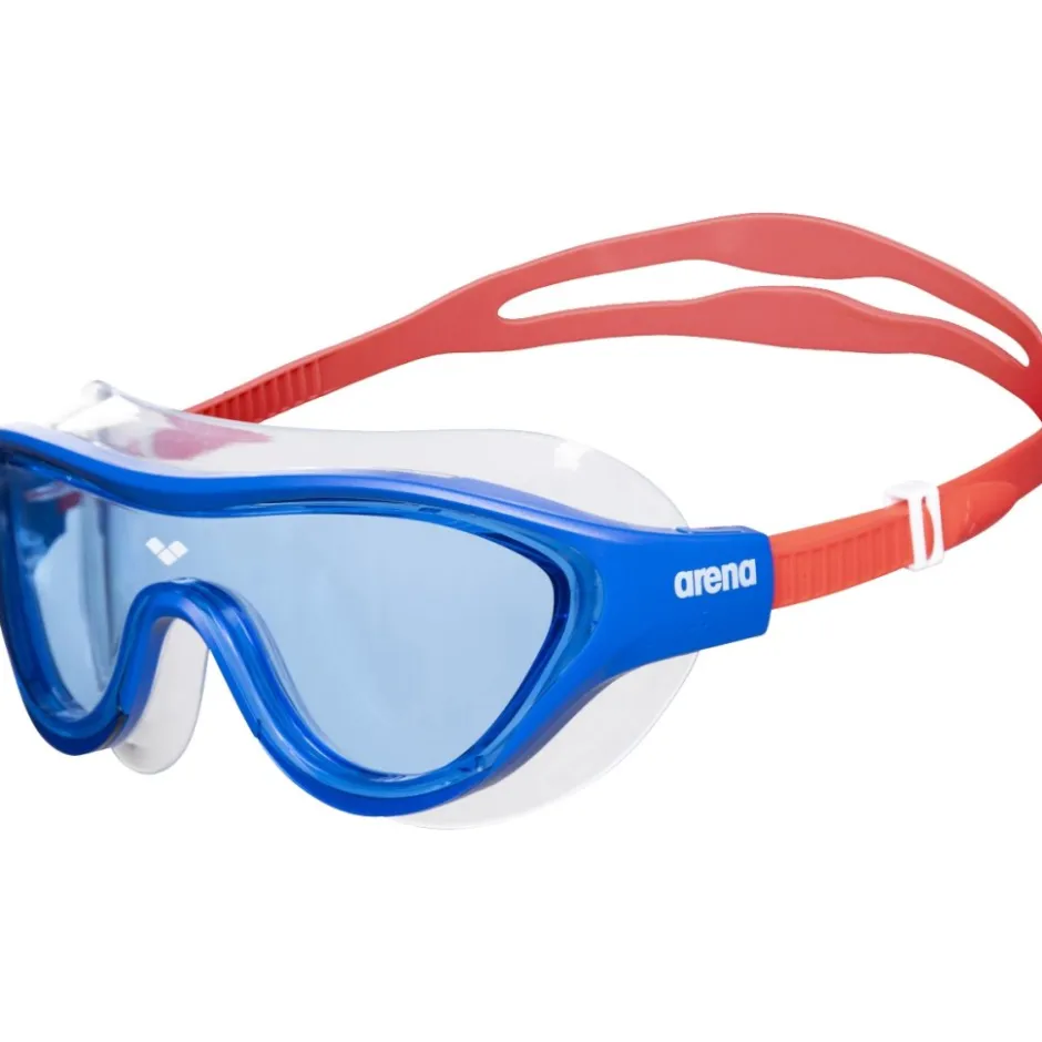 Zwembrillen|Zwembrillen < arena The One Mask Zwembril Kinderen - Blauw/Blauw/Rood