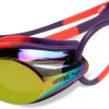 Zwembrillen|Zwembrillen < arena Tracks Mirror Zwembril - Copper/Plum/Bright Coral