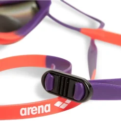 Zwembrillen|Zwembrillen < arena Tracks Mirror Zwembril - Copper/Plum/Bright Coral