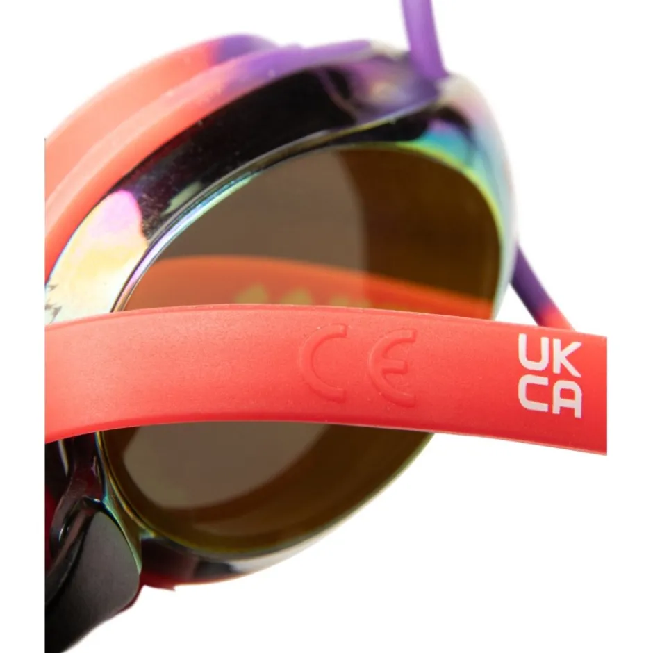 Zwembrillen|Zwembrillen < arena Tracks Mirror Zwembril - Copper/Plum/Bright Coral