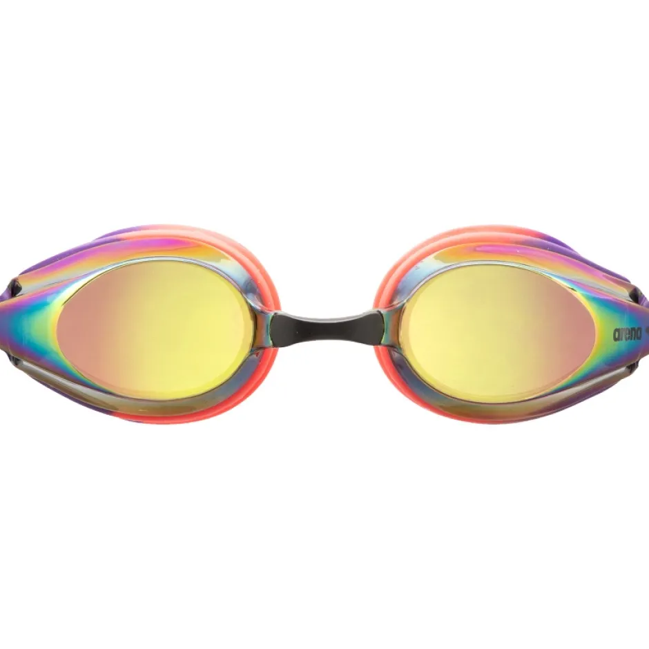 Zwembrillen|Zwembrillen < arena Tracks Mirror Zwembril - Copper/Plum/Bright Coral