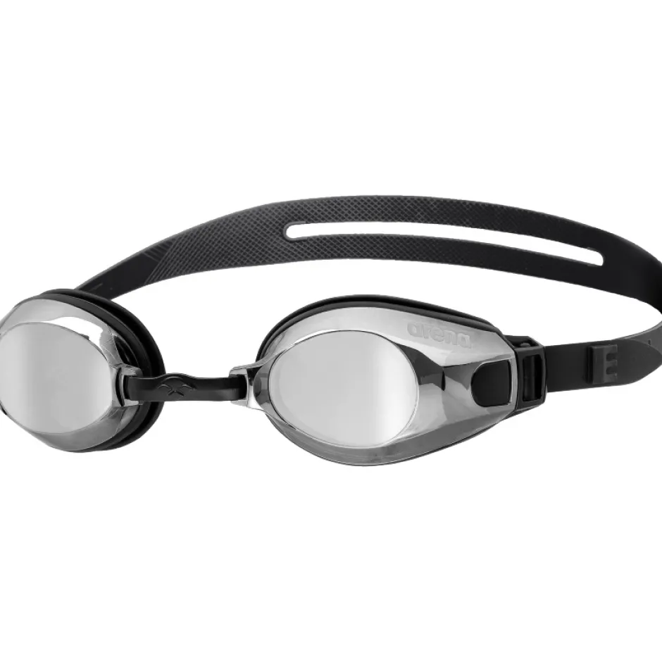 Zwembrillen|Zwembrillen < arena Zoom X-Fit Mirror Zwembril - Zilver/Zwart/Zwart