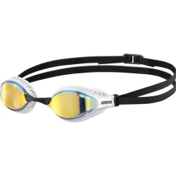 Zwembrillen|Zwembrillen < arena Airspeed Mirror Zwembrillen - Yellow Copper/Wit