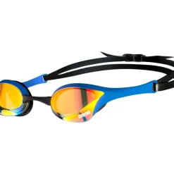 arena Cobra Ultra Swipe Mirror Zwembril - Yellow Copper/Blauw
