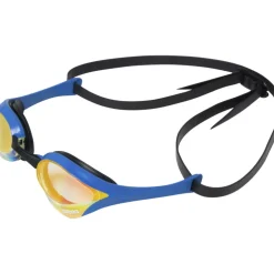 arena Cobra Ultra Swipe Mirror Zwembril - Yellow Copper/Blauw