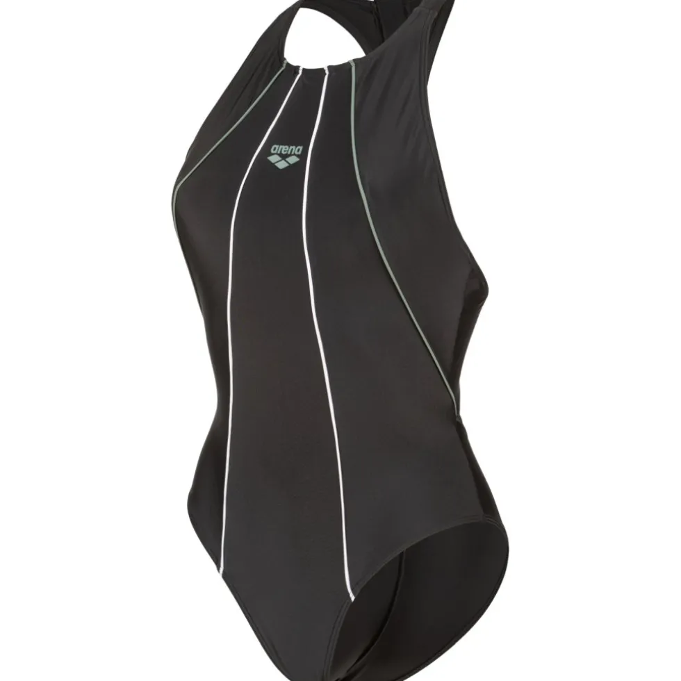 arena Feel Merydian Badpak Vrouwen - Black/Sage/White