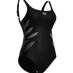 Zwembroeken & Bikini'S < arena Shapewear Milena C-Cup Badpak Dames - Zwart