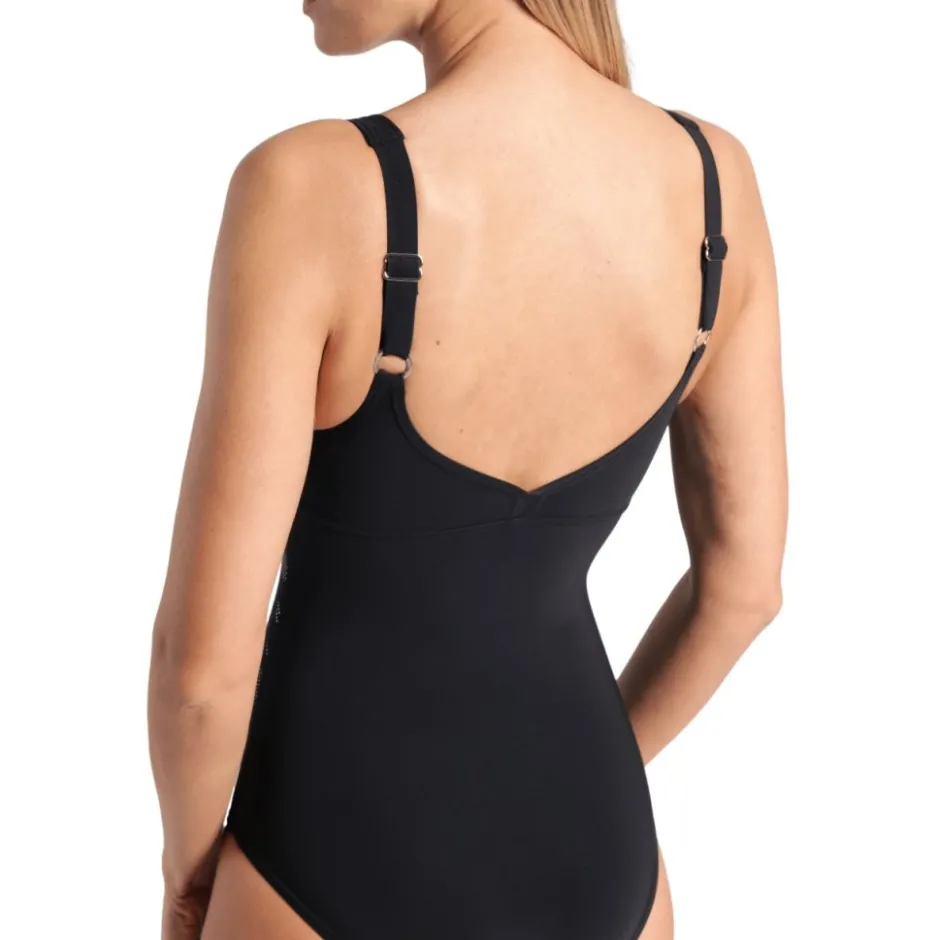 Zwembroeken & Bikini'S < arena Shapewear Milena C-Cup Badpak Dames - Zwart