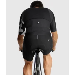 Wielershirts < ASSOS EQUIPE R 11 Fiethirt met Korte Mouwen Heren - black erie