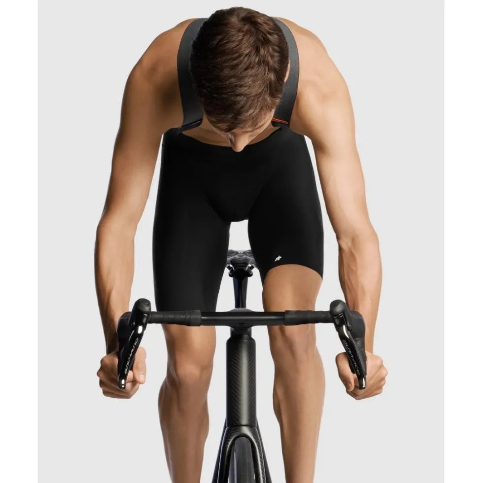 Assos EQUIPE RS S11 SCHTRADIVARI Fietsshort met Bretels Heren - Lang - black series