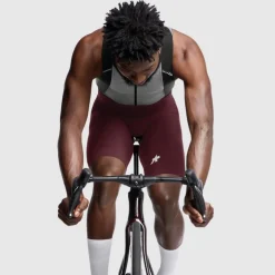 Assos MILLE GT S11 Fietsshort met bretels Heren - burgundy red
