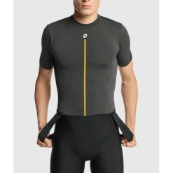Assos P1 Lente Herfst Hemd met Korte Mouwen Heren - anthracite grey
