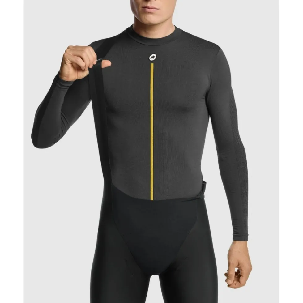 Assos P1 Lente Herfst Hemd met Lange Mouwen Heren - anthracite grey