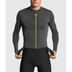 Assos P1 Lente Herfst Hemd met Lange Mouwen Heren - anthracite grey