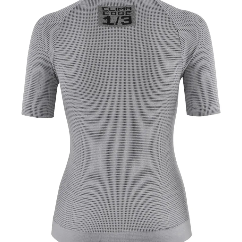 Ondershirts < ASSOS P1 Zomer Hemd met Korte Mouwen Dames - grey seres
