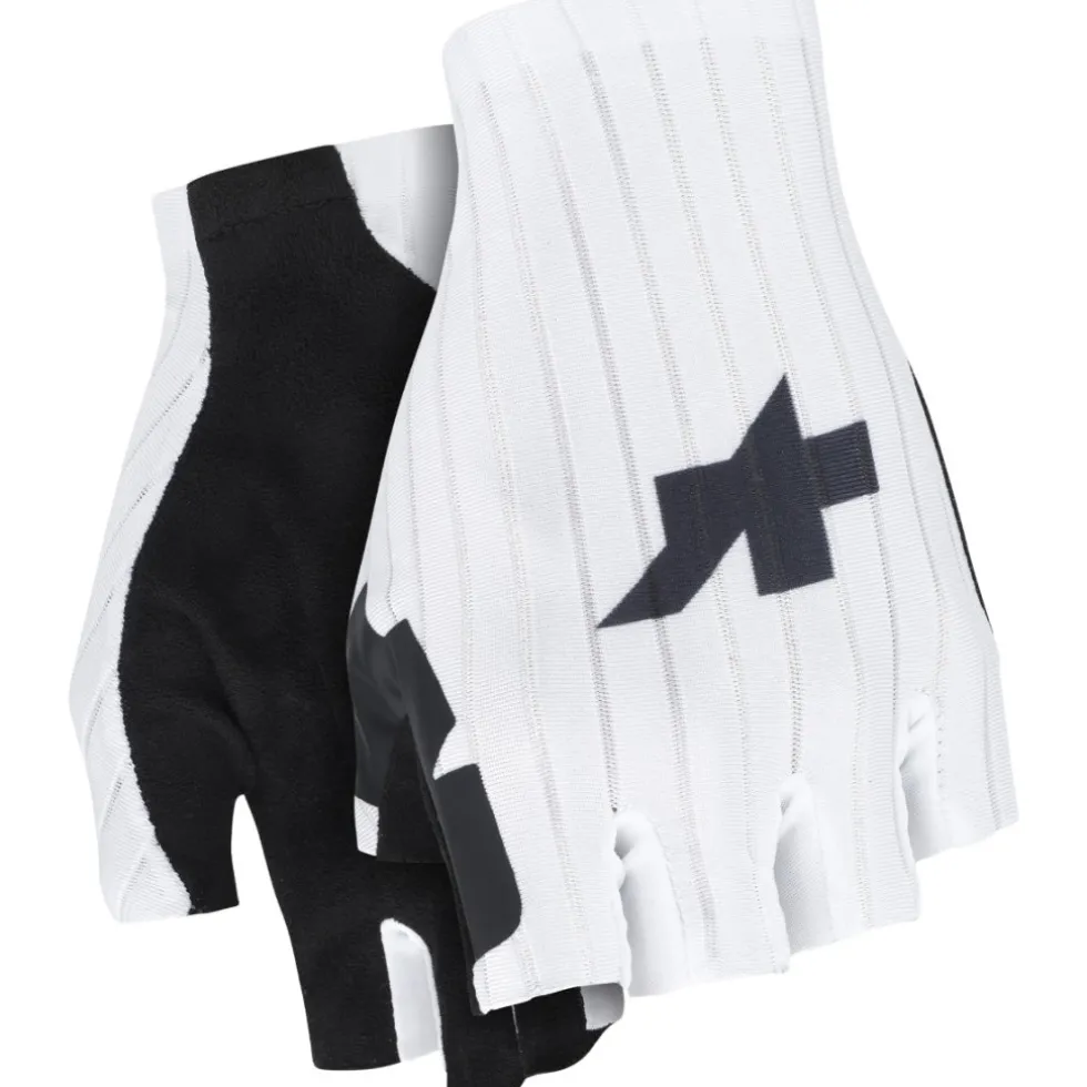 Assos RSR S11 Speed Handschoenen met Korte Vingers - white series
