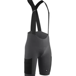 Assos TACTICA KIESKÄFER T5 Gravel Fietsshort met Bretels Heren - robust grey