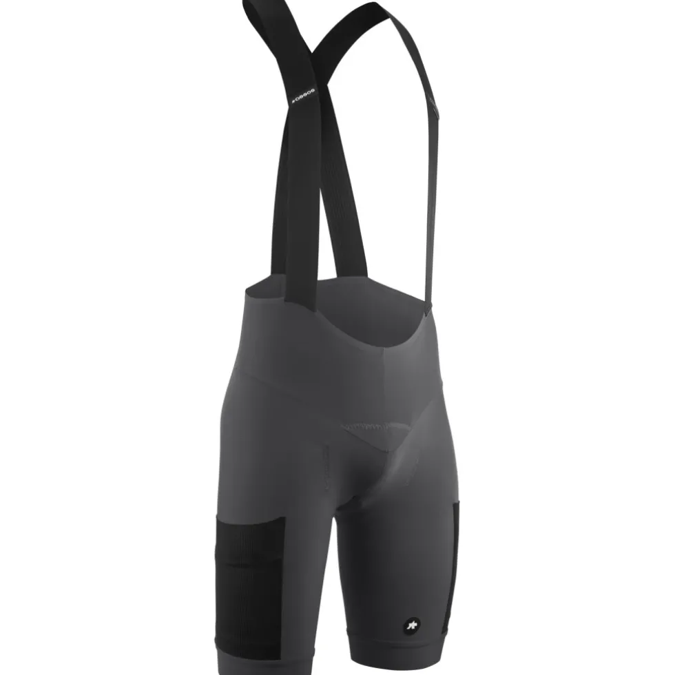 Assos TACTICA KIESKÄFER T5 Gravel Fietsshort met Bretels Heren - robust grey