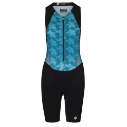 Assos TRIATOR Dames Racebody zonder Mouwen - adamant blue