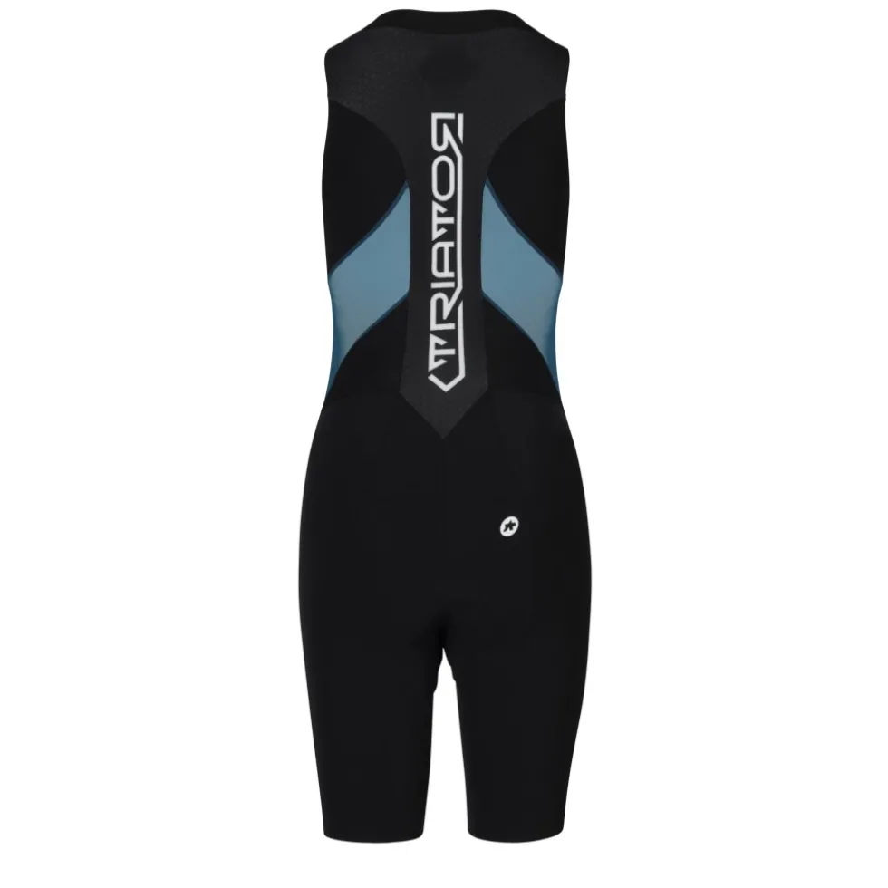 Assos TRIATOR Dames Racebody zonder Mouwen - adamant blue