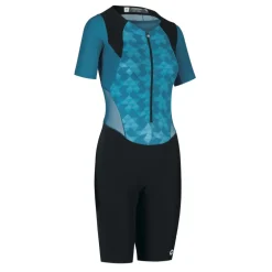 Assos TRIATOR Racebody met Korte Mouwen Dames - adamant blue