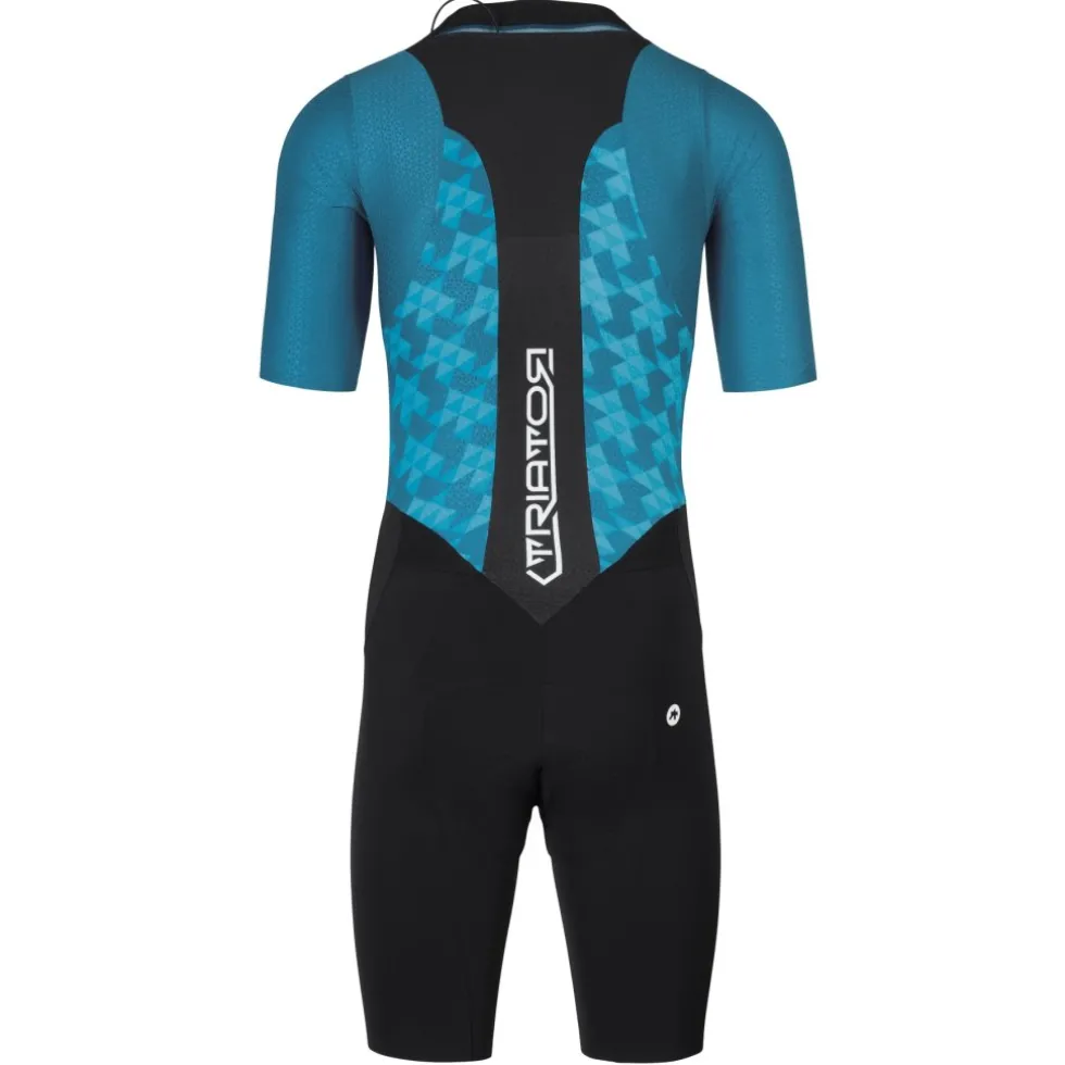 Assos TRIATOR Racebody met Korte Mouwen Heren - adamant blue