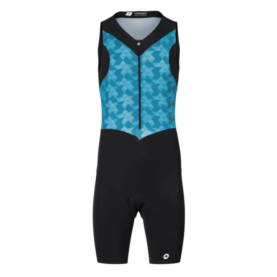 Trisuits|Trisuits < ASSOS TRIATOR Racebody zonder ouwen Heren - adaant bue