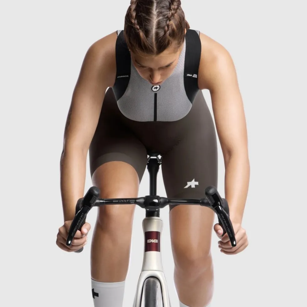 Assos UMA GT S11 Fietsshort met bretels Dames - wild brown