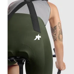 Assos UMA GT S11 Fietsshort met bretels Dames - moss green