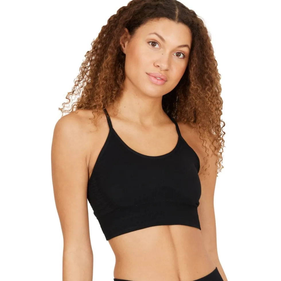 Athlecia Foan Seamless Sport-BH Dames - Zwart