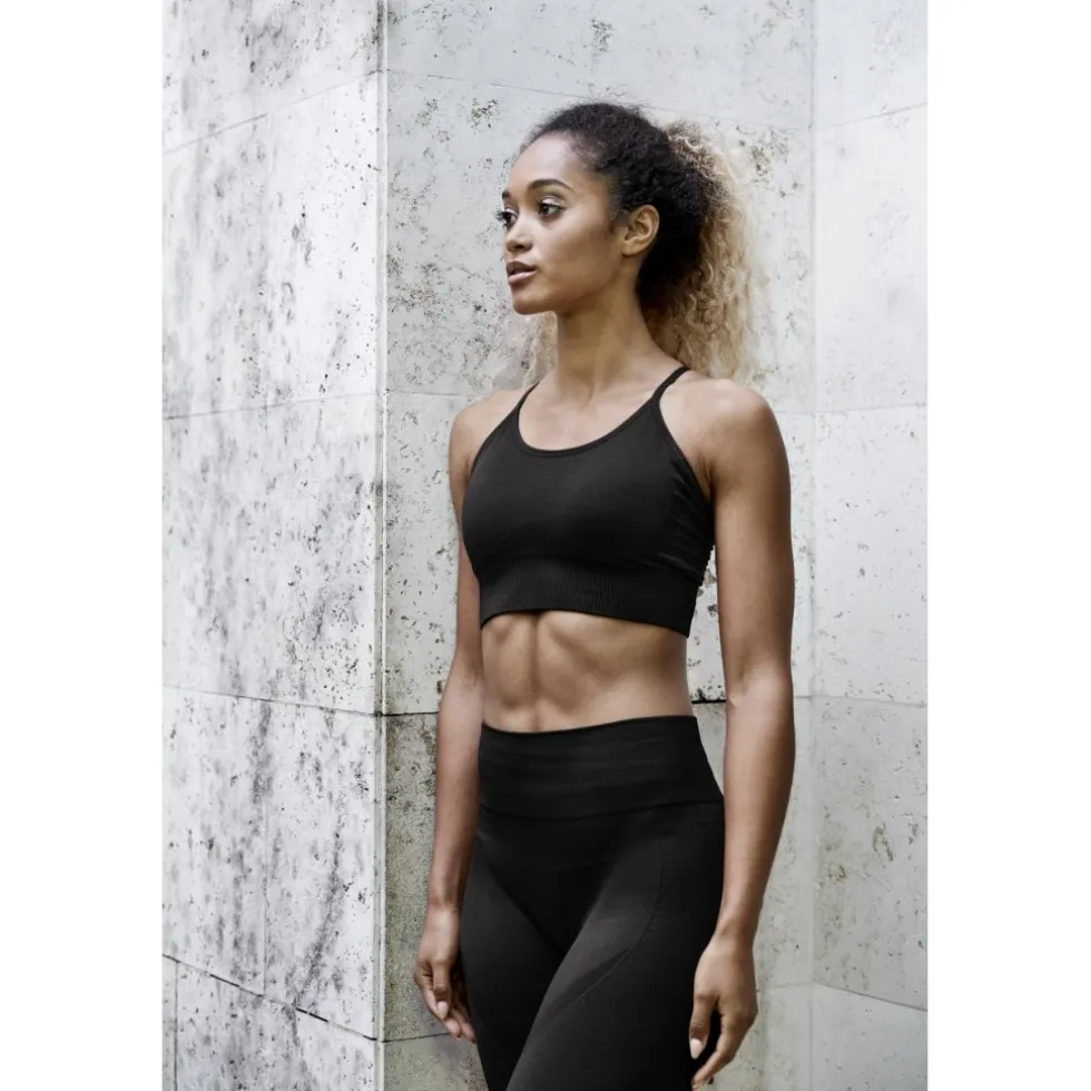 Athlecia Foan Seamless Sport-BH Dames - Zwart