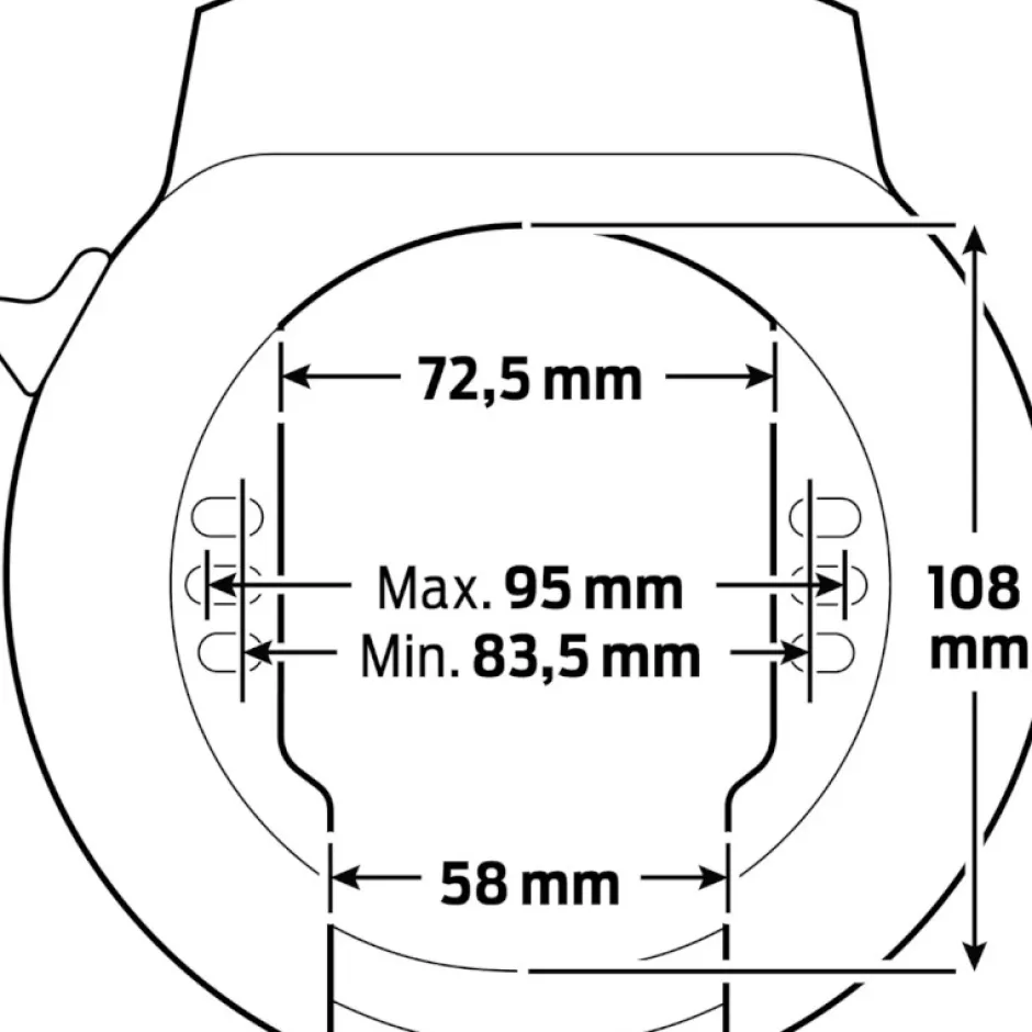 Ringsloten < AXA Atlas Large Retractable Frameslot