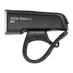 AXA Dwn 50 Fietslamp Vooraan + Dwn Rear Brake Light Fietslamp Achteraan - zwart