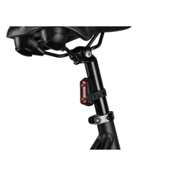 AXA Dwn 100 Fietslamp Vooraan + Dwn Rear Brake Light Fietslamp Achteraan - zwart