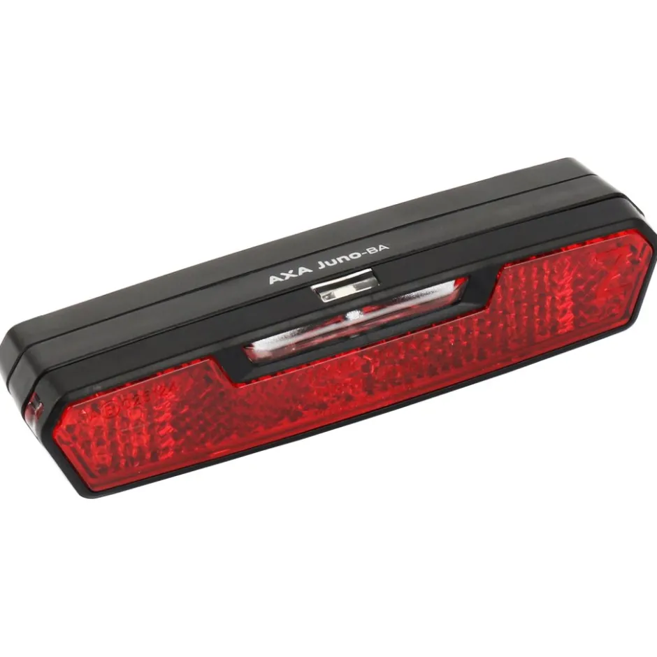 Verlichting|Achterlampen < AXA Juno Battery Auto Off Fietslamp Achteraan - 80 mm