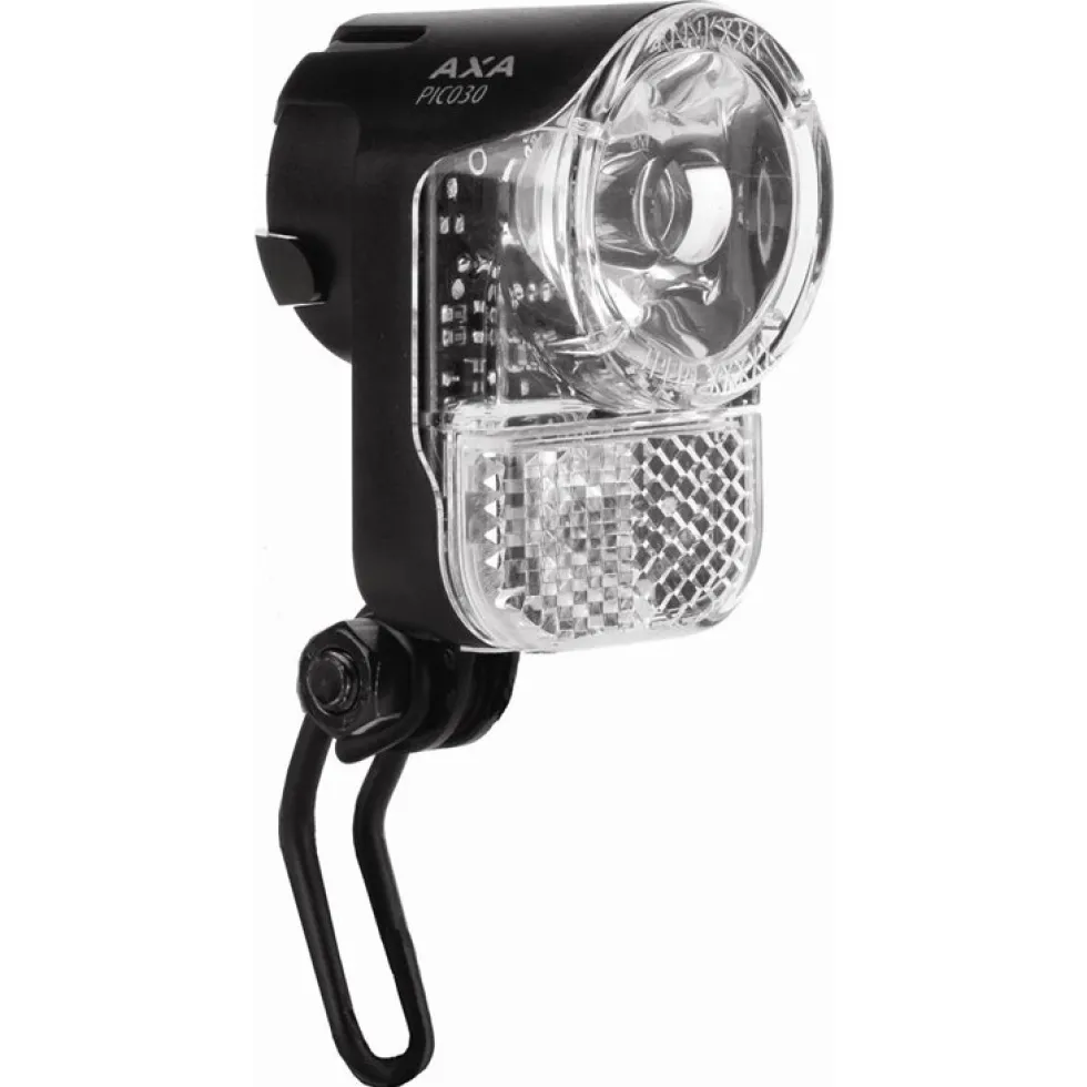 AXA Pico 30 Switch Fietslamp Vooraan - zwart