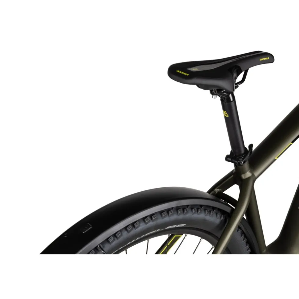 Axess Force Pro Allroad - 29" E-MTB - 2025 - olive matt/black/lime