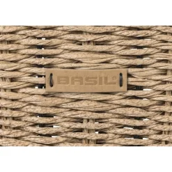 Basil Bremen Rattan Look KF Fietsmand - Voor - 27L - bruin