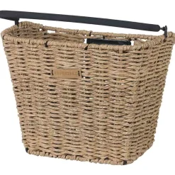Basil Bremen Rattan Look KF Fietsmand - Voor - 27L - bruin