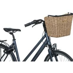 Basil Bremen Rattan Look KF Fietsmand - Voor - 27L - bruin